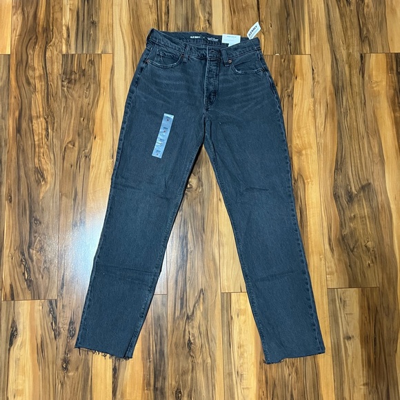 old navy slouch straight jeans, size 0 - Picture 1 of 4